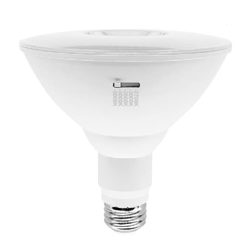 ESL Vision 13W LED PAR38 Bulb, E26, 90 CRI, 1050lm, 120V, Selectable CCT, Frosted