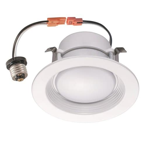 ETi Lighting 4 Inch, 10W Baffle Trim LED Downlight, Dimmable, 625 lumens, 2700K