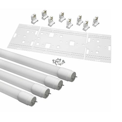 ETi Lighting 60W 4-ft and 8-ft LED Retrofit Kit, G13, 1800 lm, 5000K