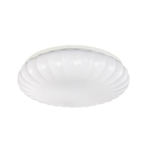 ETi Lighting 15-in 22W LED Flush Mount Ceiling Light, Carousel Globe, Dimmable, 1450lm, Selectable CCT