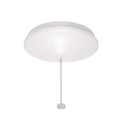 ETi Lighting 10-in 12W LED Flush Mount w/ Pull Chain, 1193 lm, 120V, 4000K