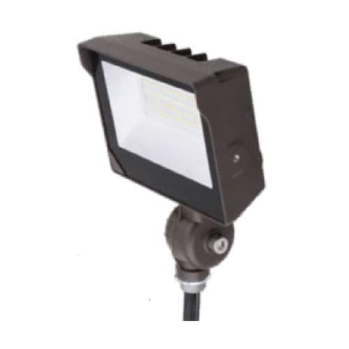 ETi Lighting 15W LED Small VersaFlood Light, Dim, 120V-277V, Select CCT, Bronze