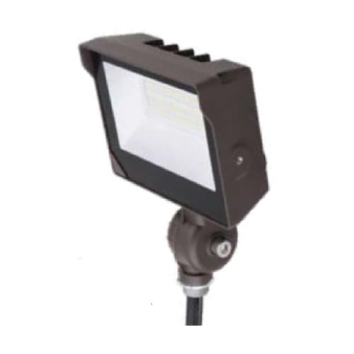 ETi Lighting 15/25/35W LED VersaFlood Light, Dim, 120V-277V, Select CCT, Bronze