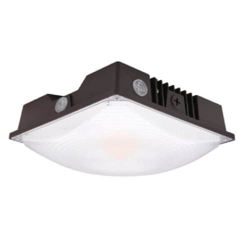 ETi Lighting 25/40/60W LED Slim Canopy Light, 120-277V, Select CCT & Lumens, Bronze