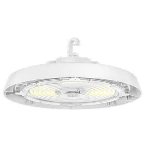 ETi Lighting 100/120/150W LED Round High Bay w/ 25W BBU, 120V-277V, SelectCCT, WH