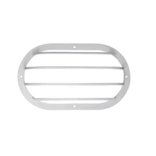 ETi Lighting 10" Shorebreaker Outdoor Decorative Light Guard, Oval, White