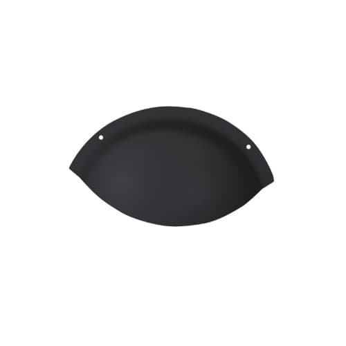 ETi Lighting 10" Shorebreaker Outdoor Decorative Light Guard, Half Round, Black