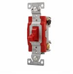 Eaton Wiring 20 Amp Toggle Switch, 3-Way, Red