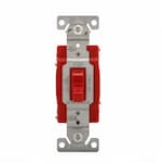 Eaton Wiring 20 Amp Toggle Switch, 4-Way, Red