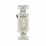 Eaton Wiring 15 Amp Toggle Switch, 4-Way, Light Almond 