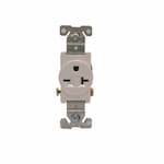 Eaton Wiring 20 Amp NEMA 6-20R 250V Straight Blade Single Receptacle, White