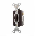 Eaton Wiring 15 Amp Toggle Switch, Industrial, Single-Pole, Brown