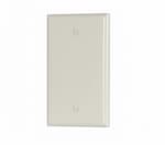 Eaton Wiring 1-Gang Thermoset Mid-Size Blank Wallplate, Light Almond