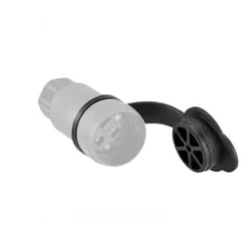 Eaton Wiring Closure Cap for 20 Amp Watertight Plug, Black