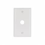 Eaton Wiring 1-Gang Thermoset Standard Telephone & Coaxial Wallplate, White