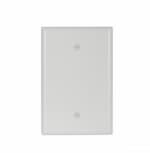 Eaton Wiring 1-Gang Blank Wall Plate, Oversize, Thermoset, White