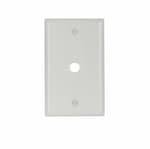 Eaton Wiring 1-Gang Phone & Coax Wall Plate, Standard, White