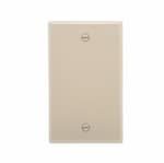 Eaton Wiring 1-Gang Blank Wall Plate, Standard,Light Almond