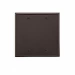 Eaton Wiring 2-Gang Blank Wall Plate, Standard, Brown