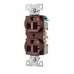 Eaton Wiring 20 Amp Dual Controlled Duplex Receptacle, 2-Pole, #14-10 AWG, 125V, Black