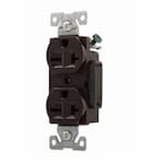 Eaton Wiring 20 Amp NEMA 6-20R 250V Premium Duplex Receptacle, Brown