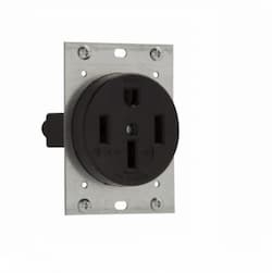 Eaton Wiring 50 Amp NEMA 14-50R 125V-250V Flush Mount Power Receptacle