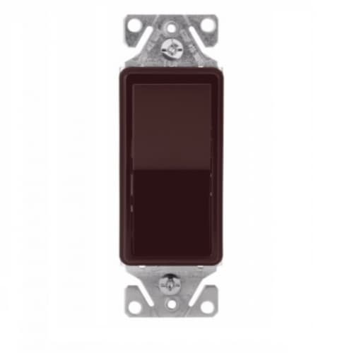 Eaton Wiring 15 Amp 3-Way Rocker Switch, Brown