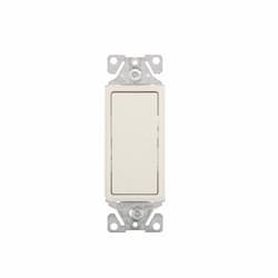 Eaton Wiring 15 Amp Decorator Switch, 3-Way, #14-12 AWG, 120/277V, Light Almond