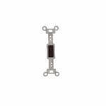 Eaton Wiring Wallplate Toggle Switch Insert, Standard, Brown