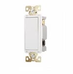 Eaton Wiring 20 Amp 3-Way Lighted Rocker Switch, White