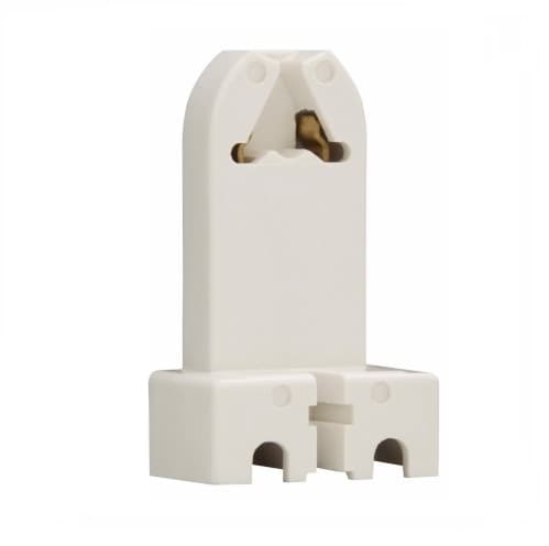 Eaton Wiring 660W Lamp Holder, Medium Bi-Pin Base, White