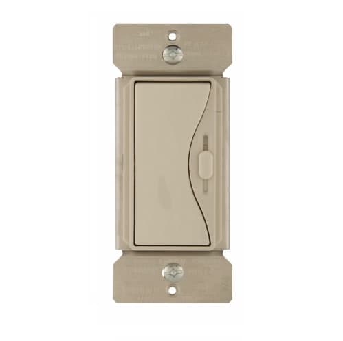 Eaton Wiring 600W Slide Dimmer, Incandescent, Desert Sand