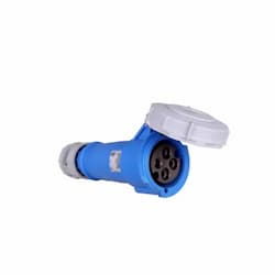 Eaton Wiring 30 Amp Pin and Sleeve Connector, 3-Pole, 4-Wire, 250V, Blue