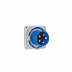 Eaton Wiring 30 Amp Pin and Sleeve Inlet, 4-Pole, 5-Wire, 208V, Blue