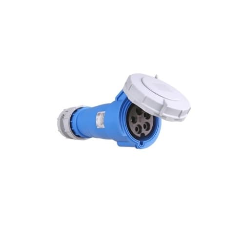 Eaton Wiring 30A/32A Pin & Sleeve Connector, 4-Pole, 5-Wire, 120V/208V, Blue