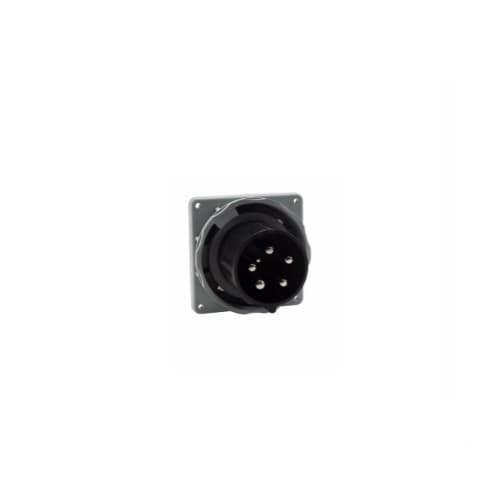 Eaton Wiring 60 Amp Pin and Sleeve Inlet, 4-Pole, 5-Wire, 600V, Black