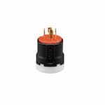 Eaton Wiring 30 Amp Color Coded Plug, 3-Pole, 4-Wire, #14-8 AWG, 125/250V, Orange