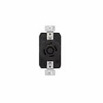 Eaton Wiring 30 Amp Color Coded Receptacle, 4-Pole, 5-Wire, #14-8 AWG, 600V, Black