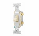 Eaton Wiring 20 Amp Toggle Switch, Commercial, 120/277V, Ivory