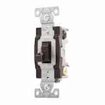 Eaton Wiring 20 Amp Toggle Switch, 4-Way, 120/277V, Brown