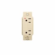 Eaton Wiring 20 Amp Isolated Ground Duplex Receptacle, Ivory