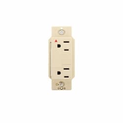 Eaton Wiring 20 Amp Isolated Ground Duplex Receptacle, Ivory