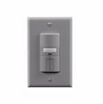 Eaton Wiring 1000W Dual Switch Motion Sensor w/ Nightlight, Single-Pole, Gray