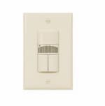 Eaton Wiring 800/2200W Occupancy Sensor Switch, Single-Pole, Light Almond