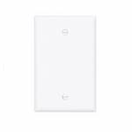 Eaton Wiring 1-Gang Blank Wall Plate, Mid-Size, White