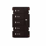 Eaton Wiring Faceplate Color Change Kit 2 for Hour Timer, Brown