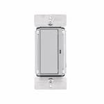 Eaton Wiring Z-Wave Plus Accessory Switch, Silver Granite