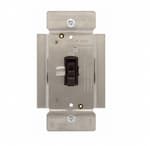 Eaton Wiring 1000W Toggle Dimmer, Non-Preset, Single Pole, Brown