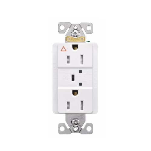 Eaton Wiring 15 Amp Surge Protection Receptacle, Commercial Grade, White