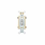 Eaton Wiring 4-Way 20 Amp Heavy Duty Toggle Switch, Commercial Grade, Gray